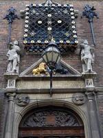 The city of Nijmegen at the river waal in the netherlands photo