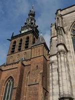 The city of Nijmegen at the river waal in the netherlands photo