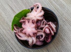 Marinated octopus dish photo