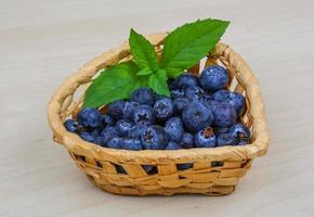 Blueberry dish view photo