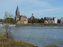 Emmerich at the rhine river in germany photo