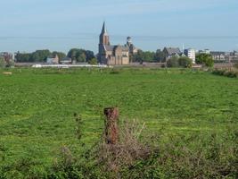 Emmerich at the rhine river in germany photo