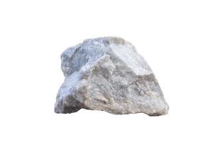 Marble stone or rock isolated on white background included clipping path. photo