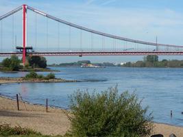 Emmerich at the rhine river in germany photo