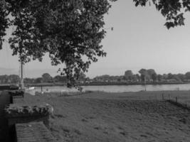 the city of Emmerich at the rhine river photo