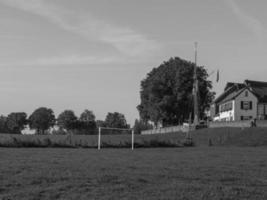 grieth at the rhine river in germany photo