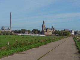 Emmerich at the rhine river in germany photo