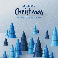 Merry Christmas festive pattern with Christmas balls and snowflakes concept on color background vector