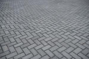 paving pattern background on the street photo