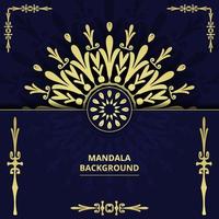Ornamental Luxury Mandala Design background with Gold Color, Gold Ornamental, Holiday, Ramadan, New Year Arabesque Pattern Template vector