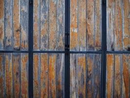 Old wooden door texture background for design or work photo