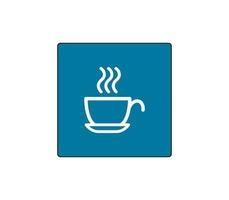 Coffee break button. Fatigue recognition system sign. Modern car sketch drawing. Editable line icon. vector