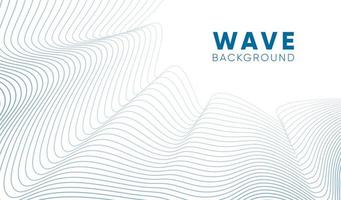 Blue wavy lines abstract background vector