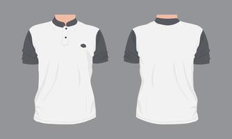 polo shirt vector cartoon flat