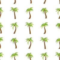 Seamless Pattern with palm trees vector