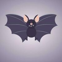 Cartoon goofy bat vector illustration graphic