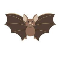 Cartoon goofy bat vector illustration graphic