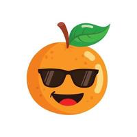 Orange cute character. vector