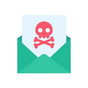 Protection against viruses from computer worms from hackers. vector