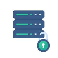Data center servers. Connecting to big data on the cloud. large amount of data storage vector