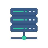 Data center servers. Connecting to big data on the cloud. large amount of data storage vector