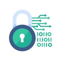 A magnifying glass for searching the Internet. vector