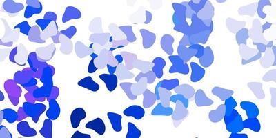 Light blue vector background with random forms.