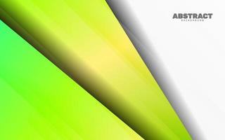 Abstract green and white color background vector