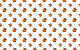 Print, seamless pattern, pattern of glowing festive pumpkins in Halloween style. Festive packaging. photo