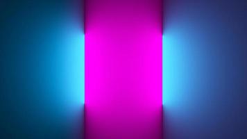 Neon lamp blue purple background. Music party background. photo