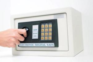 Digital safe to prevent theft at home photo