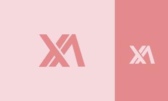 Alphabet letters Initials Monogram logo XA, AX, X and A vector