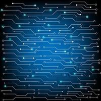 Computer chip Electronic circuit board vector for technology and finance concept and education for future