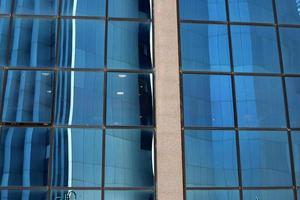 Geometric architectural details in the construction of buildings and structures in Israel. photo