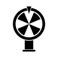 icono de la rueda de la fortuna vector