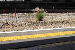 Railroad Tracks and Railway Cars in Israel. photo