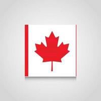 Canada flag vector design illustration