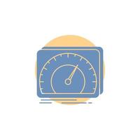 dashboard. device. speed. test. internet Glyph Icon. vector