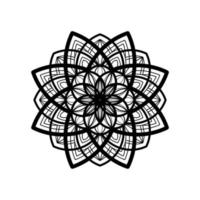 Ornamental round mandala pattern.Round backgrounds for the greeting cards, invitation, tattoo template, business style, cards or else. Vector illustration
