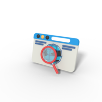 3d illustration of internet search png