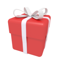 3d illustration of gift box png