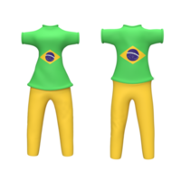 t-shirt ontwerp sjabloon land vlag patroon. uniform ontwerp sjabloon. 3d geven illustratie png