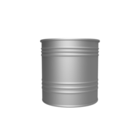 Blank Can for product mockup. 3D Render illustration png