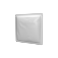 Blank white Package for product mockup. 3D Render illustration png
