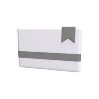 carte de membre 3d. illustration d'objet rendu png