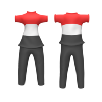 modèle de conception de t-shirt modèle de drapeau de pays. modèle de conception uniforme. illustration de rendu 3d png