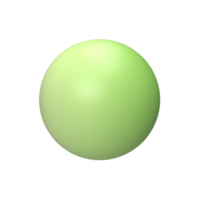 colore pendenza sfera. 3d rendere png