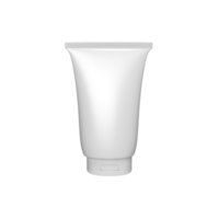 blanco wit kunstmatig huidsverzorging bedenken voor Product model. 3d geven illustratie png