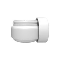 maquillage de soin cosmétique blanc vierge pour la maquette du produit. illustration de rendu 3d png