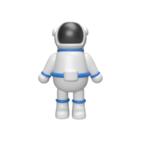 astronauta 3d. ilustración de objeto renderizado png